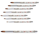 Painting Pen For Acrylic Powder Nail Art Brush 100% Nylon Acrylic Nail Brush