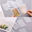 Plastic Protection Sleeve IC Card Holder Transparent Business Card Case
