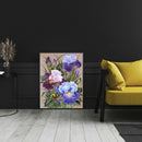 5D DIY Diamond Painting Kits Full Square Drill Iris Mosaic Picture Wall Decor