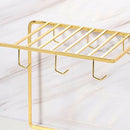 Drying Organizer Metal Mug Holder Coffee Mug Storage Rack Holder Mug Cups Stand