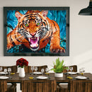 5D Diamond Painting DIY Ferocious Tiger Animal Full Round Drill Home Decor Gifts