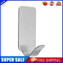 Self-adhesive Stainless Steel Hook Kitchen Wall Door Holder Hanger (1 Hook)