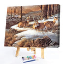 Frameless Oil Paint By Numbers Wall Art Posters Picture Craft Kit Home Gifts