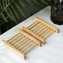 Supplies Bamboo Leaking Water Sponge Plate Soap Holder Soap Dish Storage Box