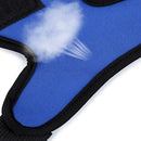 Fishing Gloves Protector Two Finger Anti-cut Outdoor Tackle Gloves (Blue)
