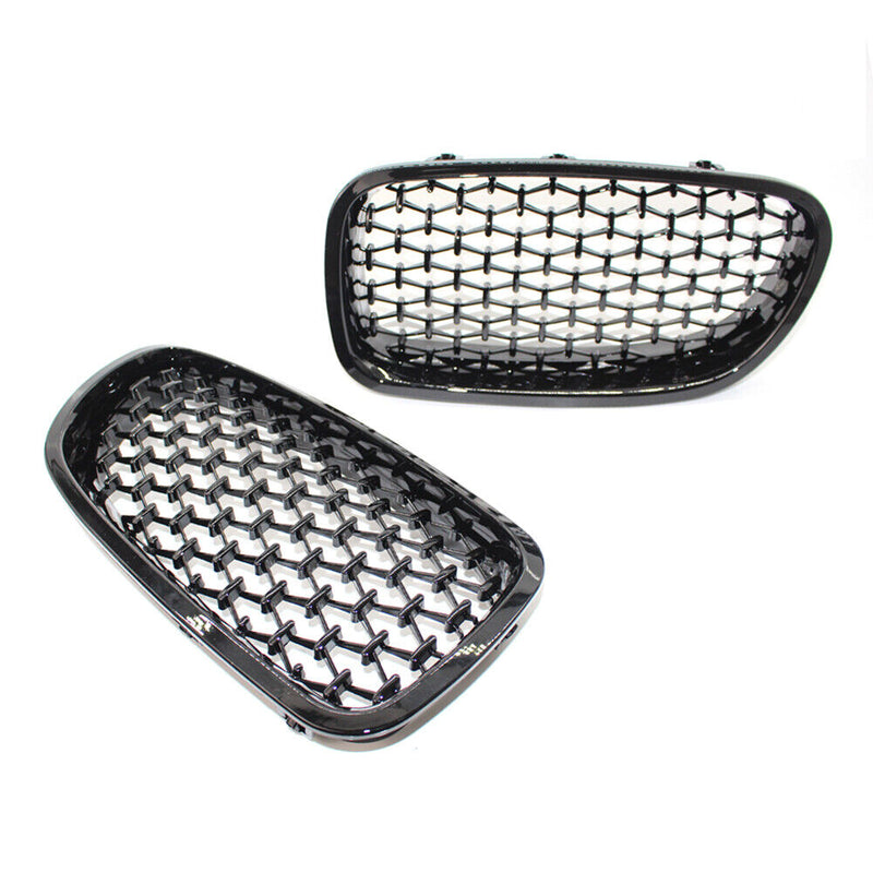 1 Pair Car Front Bumper Grille Auto Car Front Bumper Outer Grille Accessories