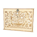 Wooden Wedding Sign In Box Exquisite Wedding Card Box Party Favor Decoration