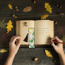 5D DIY Special Shaped Mosaic Leather Diamond Painting Bookmark with Tassel