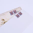 1 Roll 100 Labels American Flag Stickers Patriotic Adhesive Tag Seals Stick