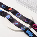 Fabric Moon Metal Clasp Card Lanyard Key Lanyard Neck Lanyard Phone Lanyard