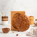 Cookie Mold Cutter - Wooden Gingerbread Cookie Stamp Mould DIY Baking Tools