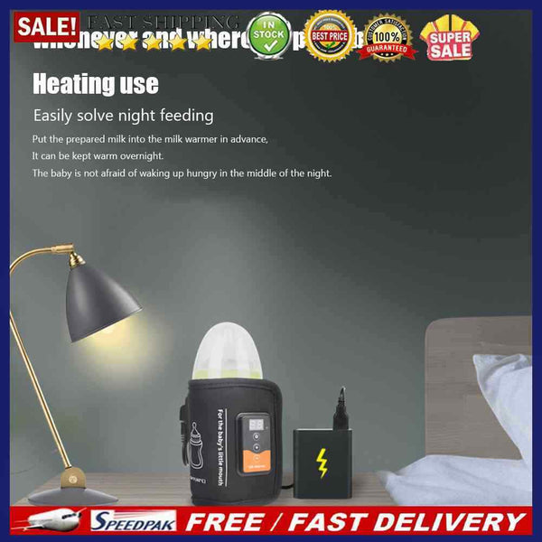 Smart Insulation Bag Portable Baby Feeding Milk Bottle Warmer for Travel Carrier