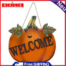 Wood Pumpkin Welcome Door Sign Home Background Wall During Living Room Decor