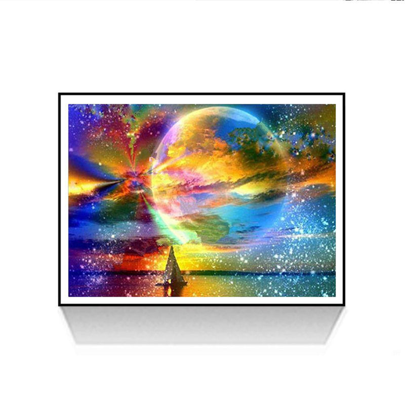 5D Dreamy Sea Full Drill Diamond Painting Embroidery DIY Craft Needlework