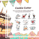 10pcs/set Stainless Steel Cookie Cutter Molds Valentine s Day DIY Baking Biscuit