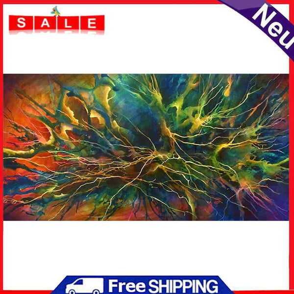 5D DIY Diamond Painting Full Round Drill Line Picture of Rhinestone