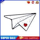 Women Men Brooches Pin Paper Plane Enamel Lapel Badges Jewelry (XZ2461)