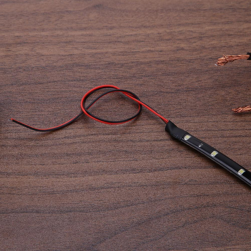 4pcs 30cm/11.8in 15LED Waterproof Flexible Car Truck Grill Light Strips (5)