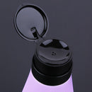 220ml Nail Polish Remover Liquid Bottle Empty Lock Pump Dispenser (Purple) Newly