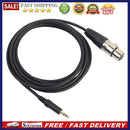 XLR 3Pin Female to 3.5mm TRS Male Audio Cable Microphone Cord for Phone