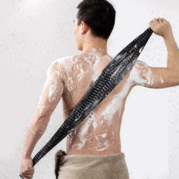 Body Long Bath Towel Pull Back Strap Wash Scrubber L Exfoliating HOT Scrub N7R6