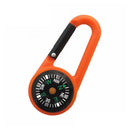 Fishing Hiking Outdoor Carabiner With Compass Random Color Key Hook Clips