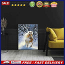 Horse Running In Snow Diamond Painting Kits Full Round Drill Home Wall Decor