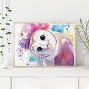 5D DIY Diamond Painting Owl Animal Full Round Drill Mosaic Picture Rhinestones