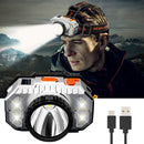 1200mAh LED Powerful Fishing Headlight USB Rechargeable Fishing Flashlight Newly