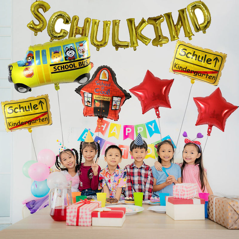 Creative Banners Party Supplies Pull Flag Reusable for School Season Party