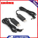 2x USB Charger Cables 5V to 10V for BaoFeng UV-5R UV-82 UV-8D Radio Accessories