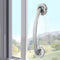 Bathroom Handrail Suction Cup Glass Door Handle Sucker Hand Grip(Silvery)