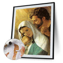 DIY Paint By Number Kit Frameless Family of Jesus Handpainted Canvas Art Deco