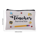 Teacher Makeup Bag Appreciation for Women Thank You Gifts Preschool Elementary