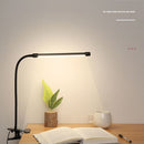 Brightness Gooseneck Long Flexible with Clamp Clip Light LED Desk Lamp Dimmable