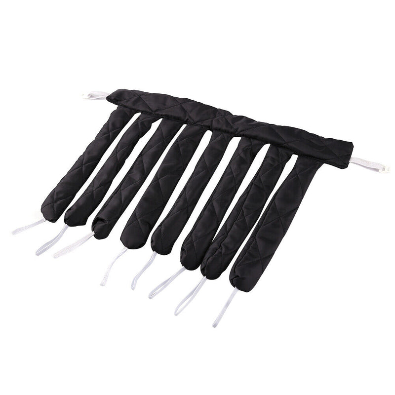 Heatless Spiral Curlers Sleeping Headband Hair Curler Hair Styling (Black) Newly