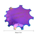 Prosperveil Plastic Nail Polish Stencil Crystal Nail Stencil Man