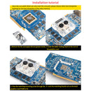 FREEZEMOD Core Water Block Graphics Card GPU Water Cooler Block (VGA-THD)