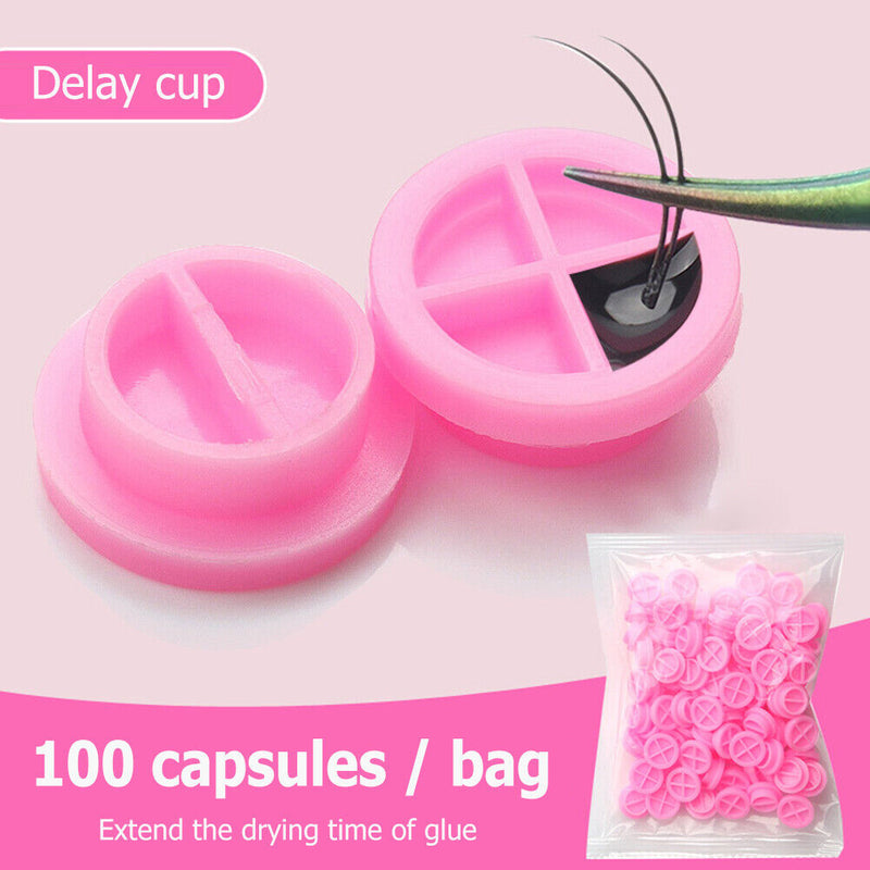 Disposable Glue Cups False Eyelashes Eyelash Extension Adhesive Stand Tool