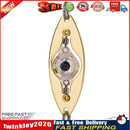 LED Fishing Lure Lamp Underwater Light Eye Shape Fluorescent Baits (White) Newly