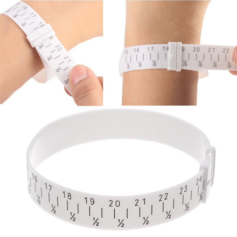 Wrist Bangle Bracelet Sizer Gauge Measures Size 15-25cm Metal Jewelry Tools