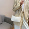 Pure Soft Leather Women Handbag Small Underarm Shoulder Totes Bag (Beige)