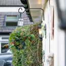 #A Iron S Shaped Wall Hanging Basket Flower Pot Plant Support Lantern Hanger Hoo