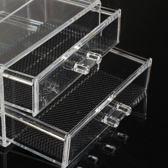 Acrylic Cosmetic Organizer Drawer Makeup Case Storage Insert Holder Box