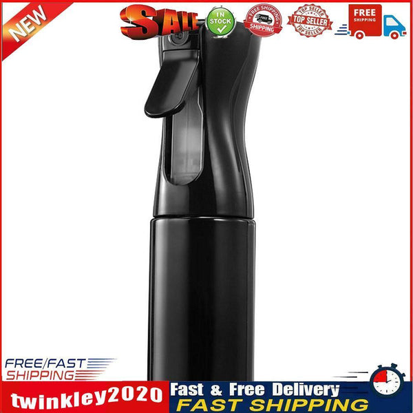 200ml High Pressure Spray Mist Bottle Salon Barber Hair Tool (Black) Newly