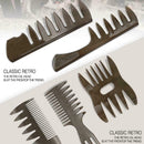 5PCS Slick-back Quiff Grooming Pro Comb AU FAST SHIPPING I0Y8 M0B0