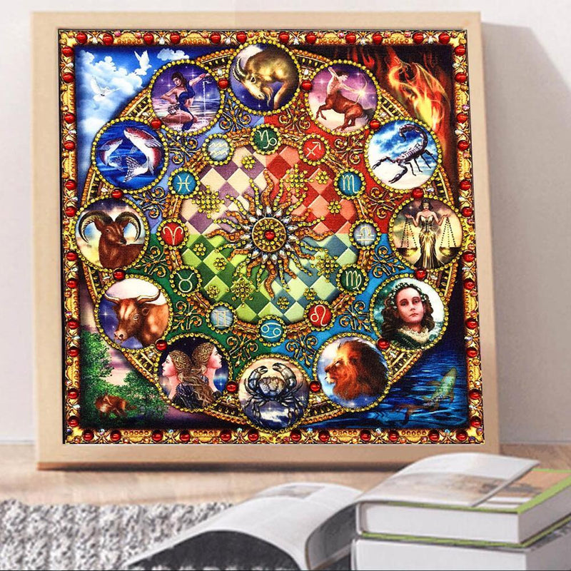 5D DIY Special-shaped Diamond Painting Constellation Cross Stitch Embroidery Kit