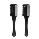 Double Side Haircut Scissors Plastic Hair Comb Cutter Hairdressing Trimmer Newly