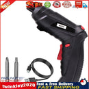 Electric Screwdriver Rechargeable Power Drill Screw Installation (Black) Newly