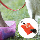 Pets Garbage Poop Bag Dispenser Dog Poop Waste Bag Holder Organizer (Red) Newly